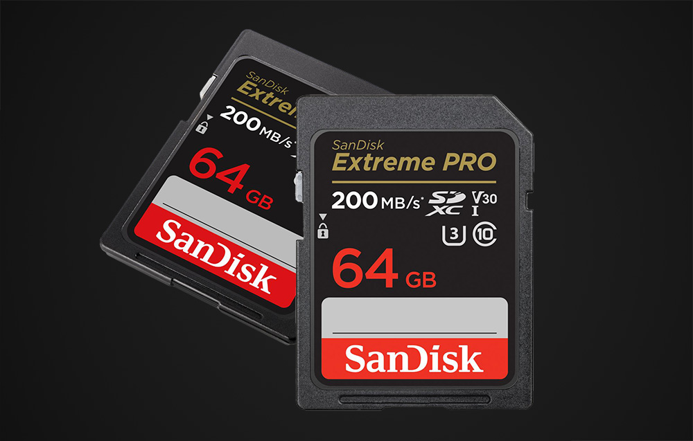 Carte mémoire SanDisk Extreme Pro SDXC SDSDXXU-064G-GN4IN - 64 Go