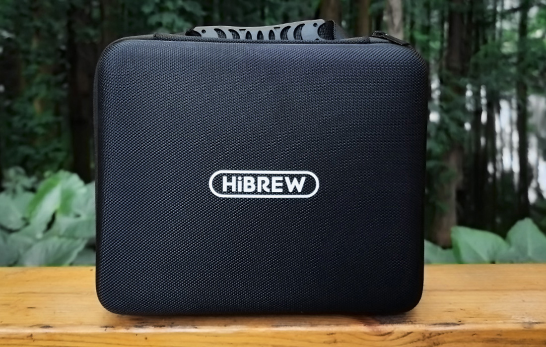 HiBREW H4-premium Cafetière portable 3-en-1 avec étui 80W