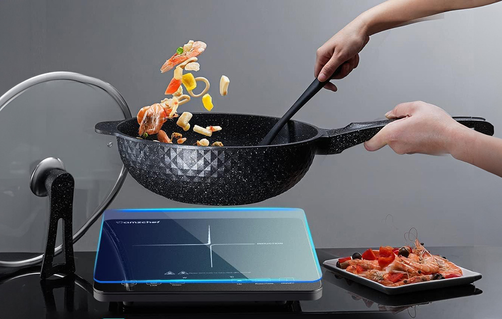 AMZCHEF CB16-BK Cuisinière à induction